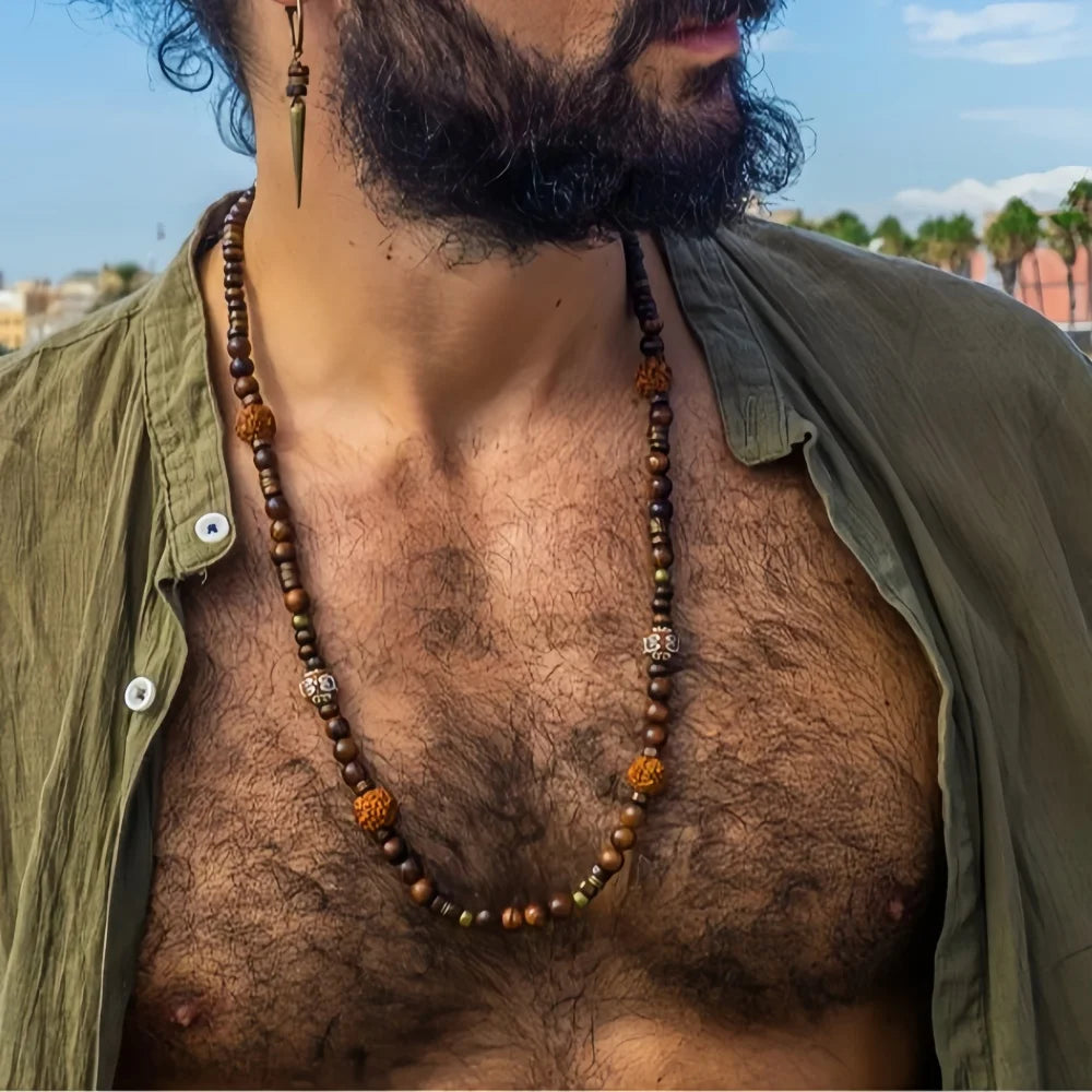 Collier tendance Bohémien éco ♂️