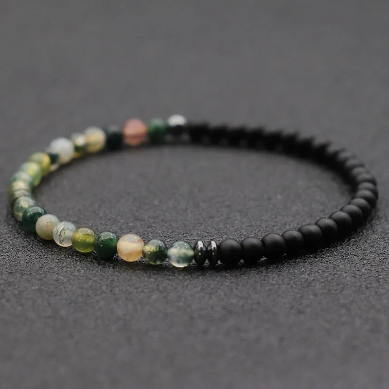 Bracelet minimaliste pierre naturelle ♂️