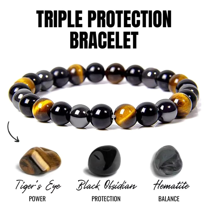 Bracelet pierre colorée ♂️