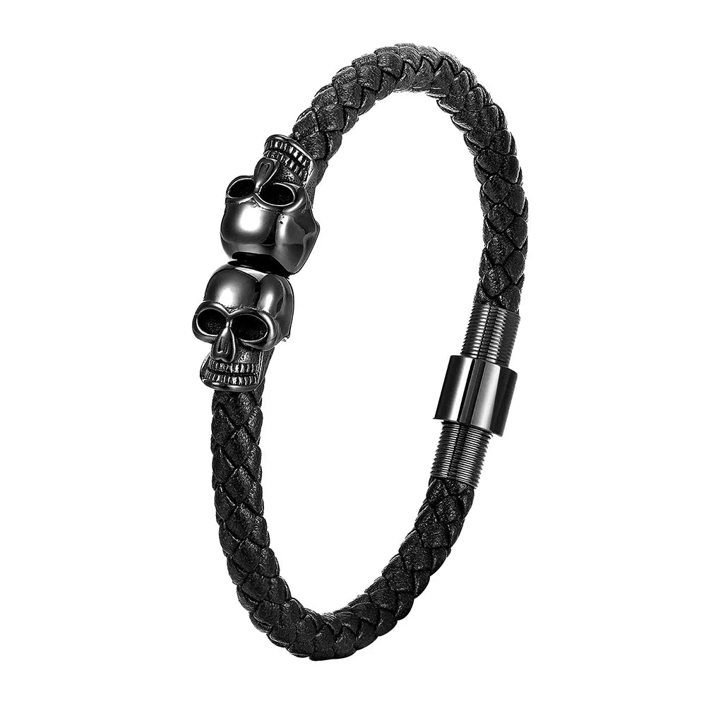 Bracelet vintage punk skull ♂️