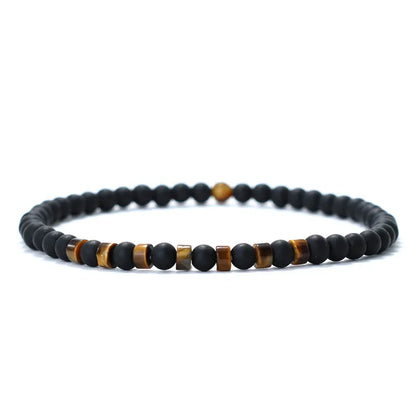 Bracelet minimaliste pierre naturelle tendance ♂️