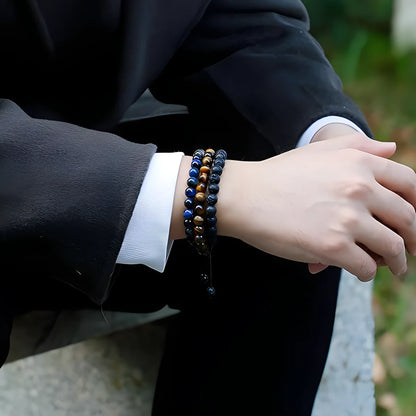 Bracelet en perles ajustable ♂️