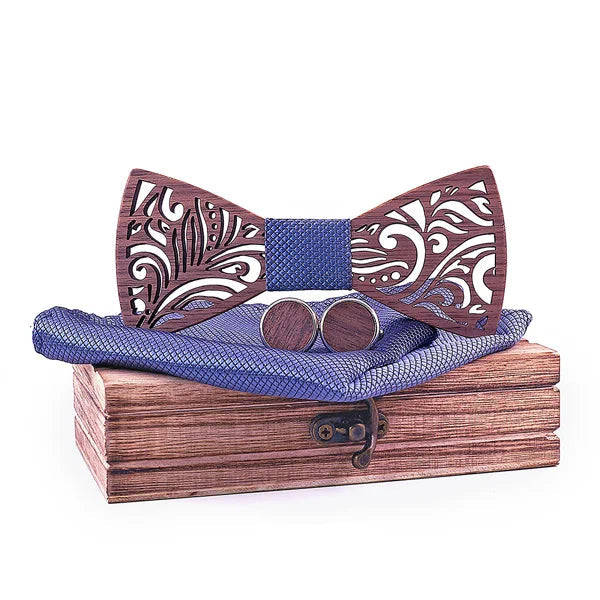 Nœud Papillon en Bois Élégance Naturelle & Raffinement Authentique pour homme