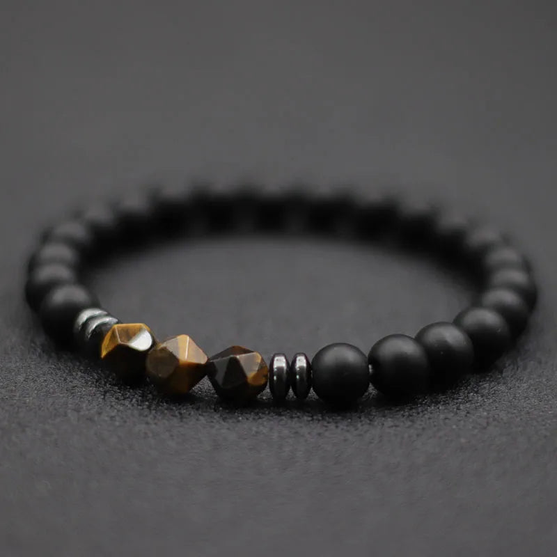 Core Line | Bracelet perle tendance – Élégance Naturelle & Force Intérieure pour homme