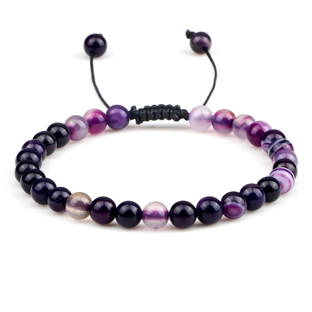 Bracelet minimaliste en perles ajustable ♂️♀️