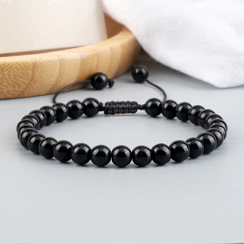 Bracelet minimaliste en perles ajustable ♂️♀️