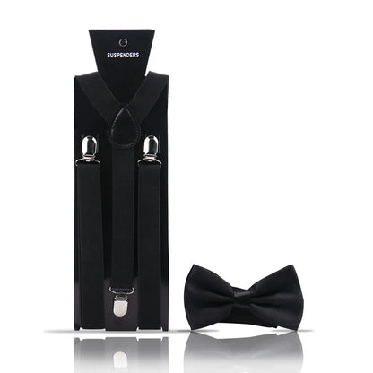 Ensemble 2 Pièces Bretelles et Nœud Papillon