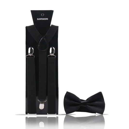 Ensemble 2 Pièces Bretelles et Nœud Papillon