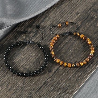 Bracelet minimaliste en perles ajustable ♂️♀️