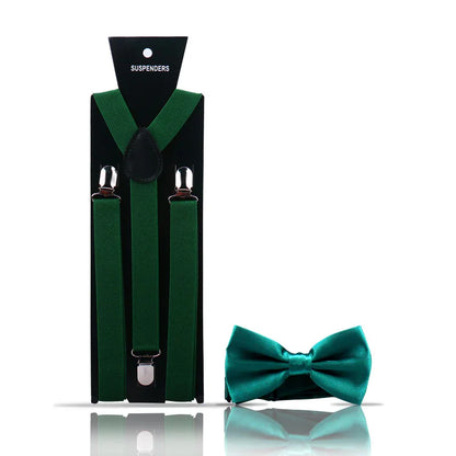 Ensemble 2 Pièces Bretelles et Nœud Papillon