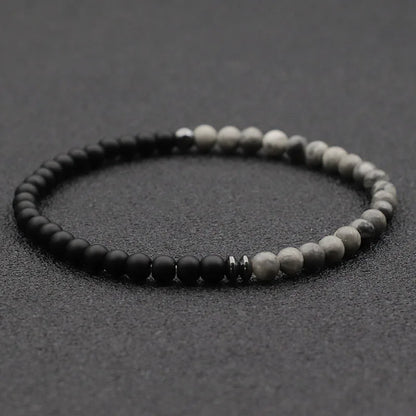 Bracelet minimaliste pierre naturelle ♂️