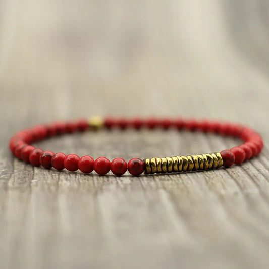 Bracelet minimaliste en pierre naturelle ♂️