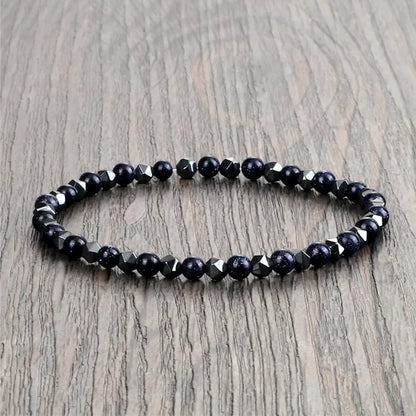 Bracelet minimaliste de perles irrégulières ♂️♀️