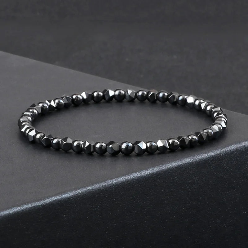 Bracelet minimaliste de perles irrégulières ♂️♀️