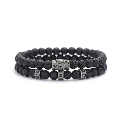 Bracelet lettre mystiques et runes ♂️