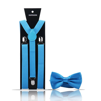 Ensemble 2 Pièces Bretelles et Nœud Papillon