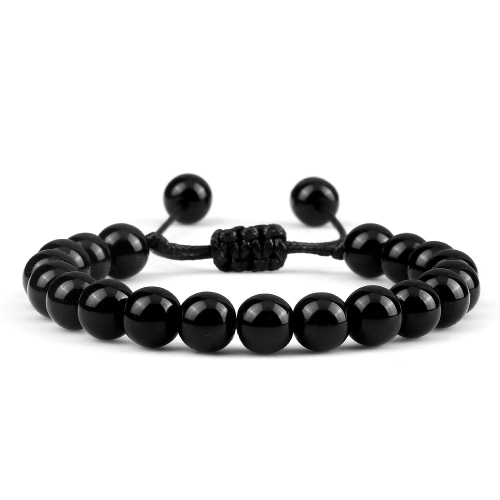 Bracelet en perles ajustable ♂️♀️