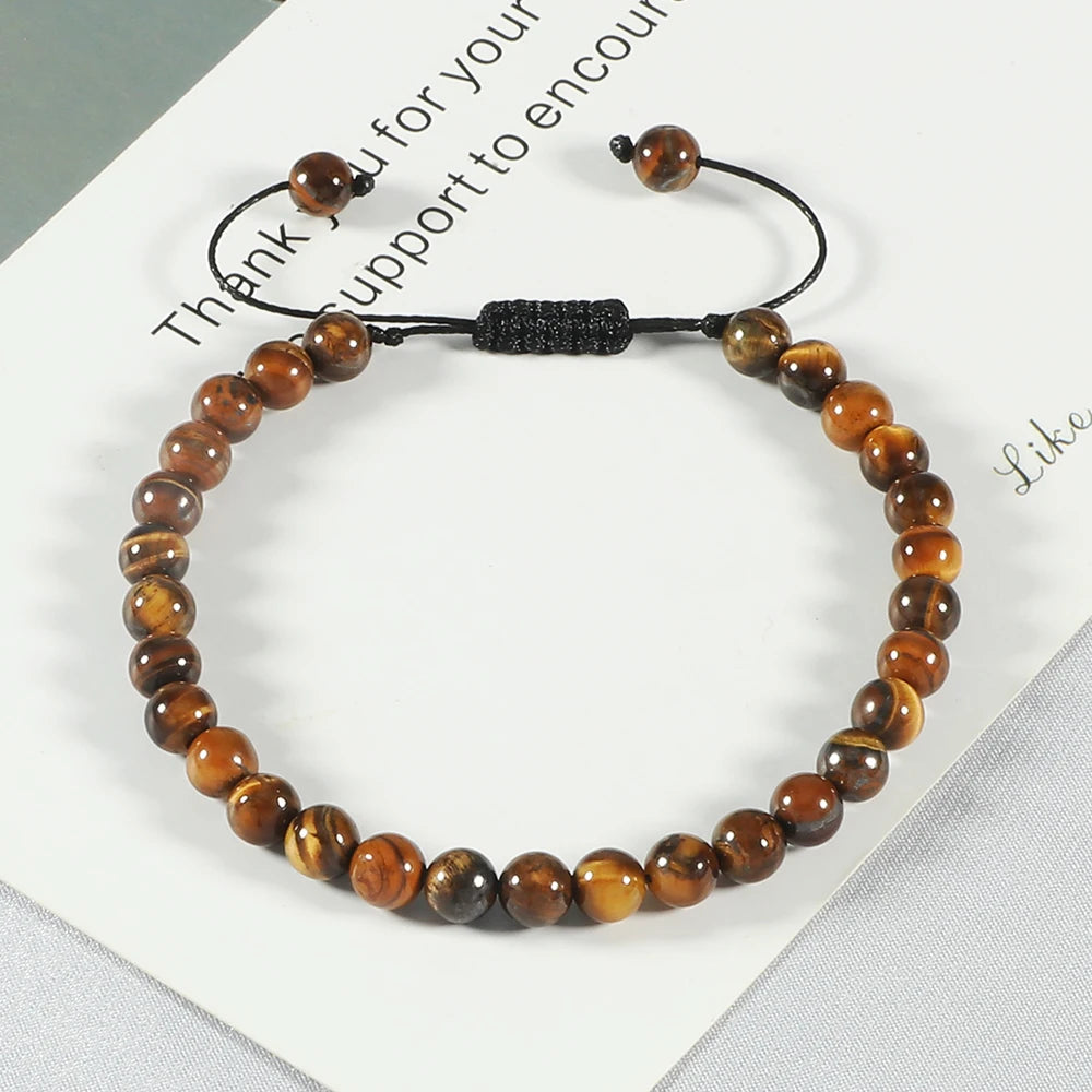 Bracelet minimaliste en perles ajustable ♂️♀️