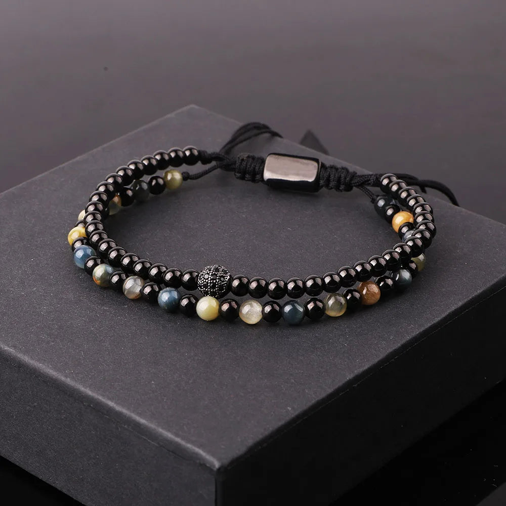 Venus | Bracelet Perle Macramé Élégance & Énergie Naturelle pour femme