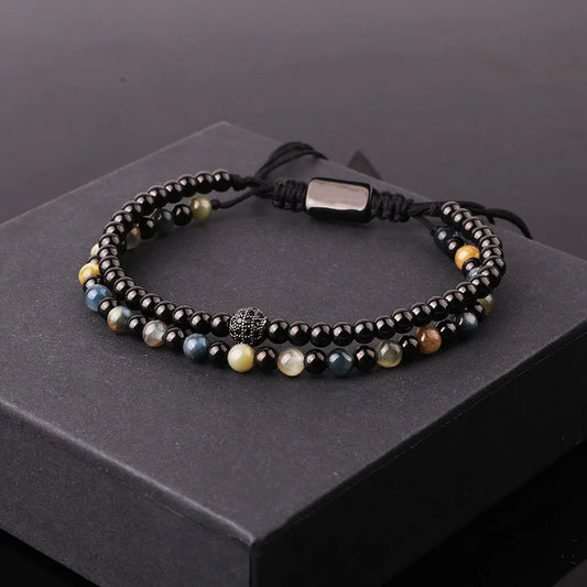 Venus | Bracelet Perle Macramé Élégance & Énergie Naturelle pour femme