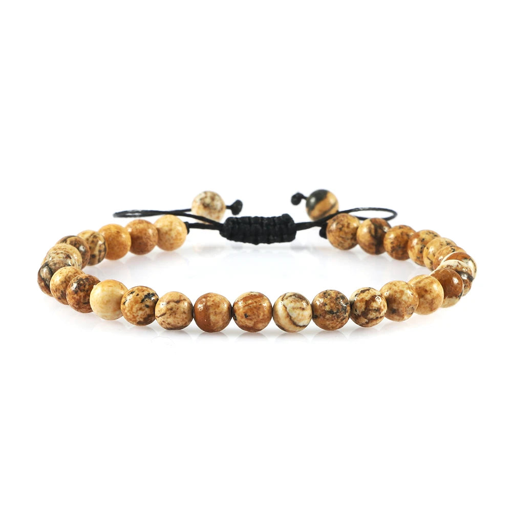 Bracelet minimaliste en perles ajustable ♂️♀️