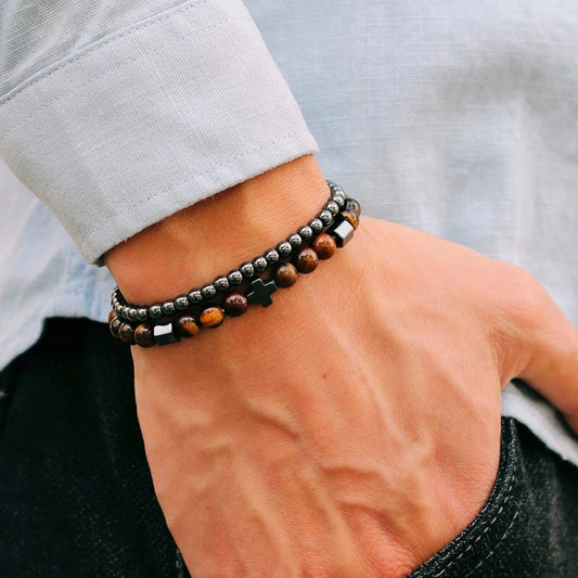 Bracelet rune de croix ♂️