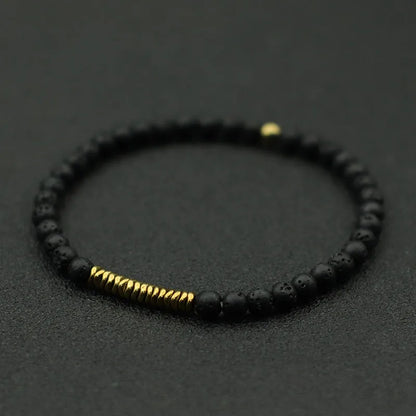 Bracelet minimaliste en pierre naturelle ♂️