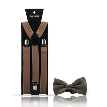 Ensemble 2 Pièces Bretelles et Nœud Papillon