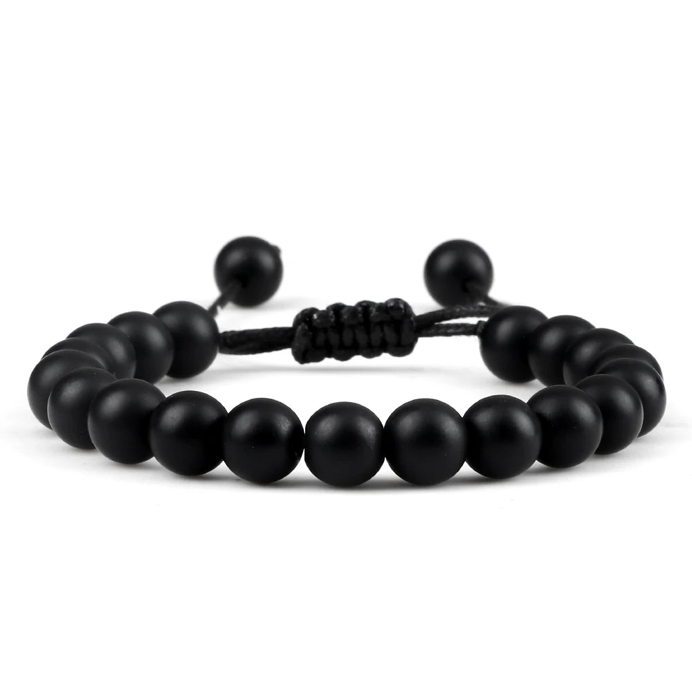 Bracelet en perles ajustable ♂️♀️