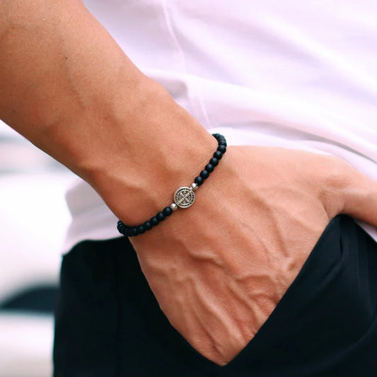Bracelet minimaliste rune de croix ♂️