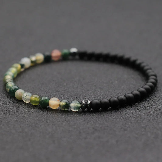 Bracelet minimaliste pierre naturelle ♂️