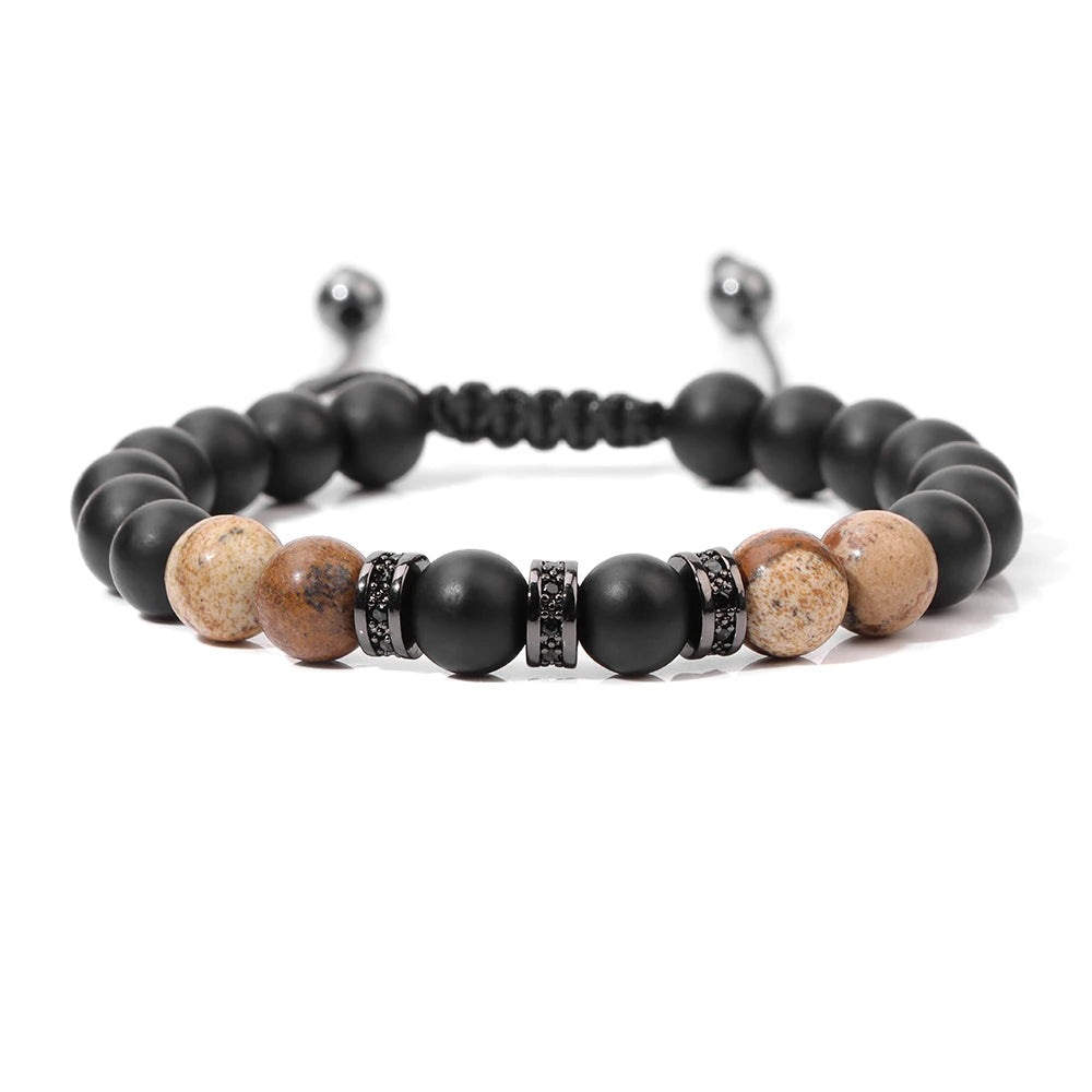 Soul Path | Bracelet en Pierre Naturelle – Élégance et Énergie Positive Unisexe