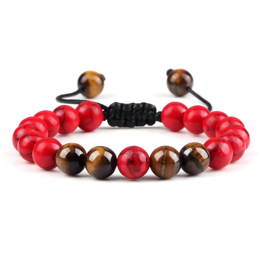 Bracelet en perles ajustable ♂️♀️
