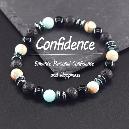 Bracelet de pierre colorée   ♂️♀️