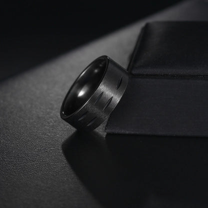 Bague Tendance Finition Brossé Fashion