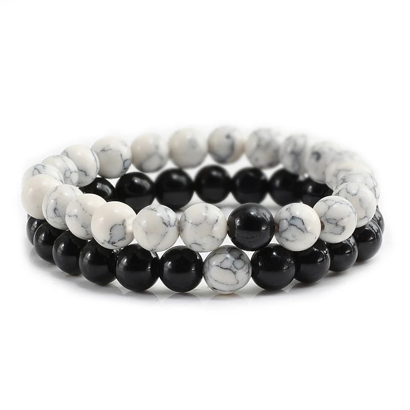 Bracelet Perle Coloree Couple/Meilleur Ami 
