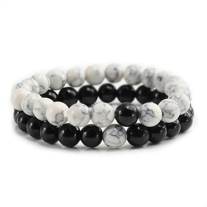 Bracelet Perle Coloree Couple/Meilleur Ami 