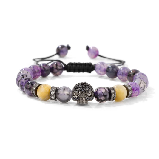 Bracelet Perle Skull 001