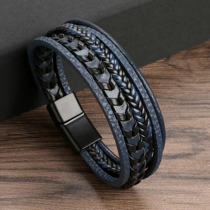 Fenrir | Bracelet Cuir Vintage Élégance Intemporelle & Charme Masculin pour homme