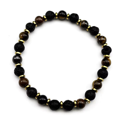 Välka | Bracelet Perle Pierre Naturel – Force, Protection & Élégance, unisexe