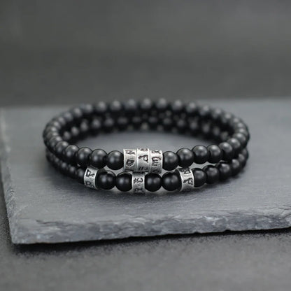 Bracelet lettre mystiques et runes ♂️