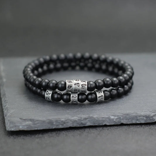 Bracelet lettre mystiques et runes ♂️