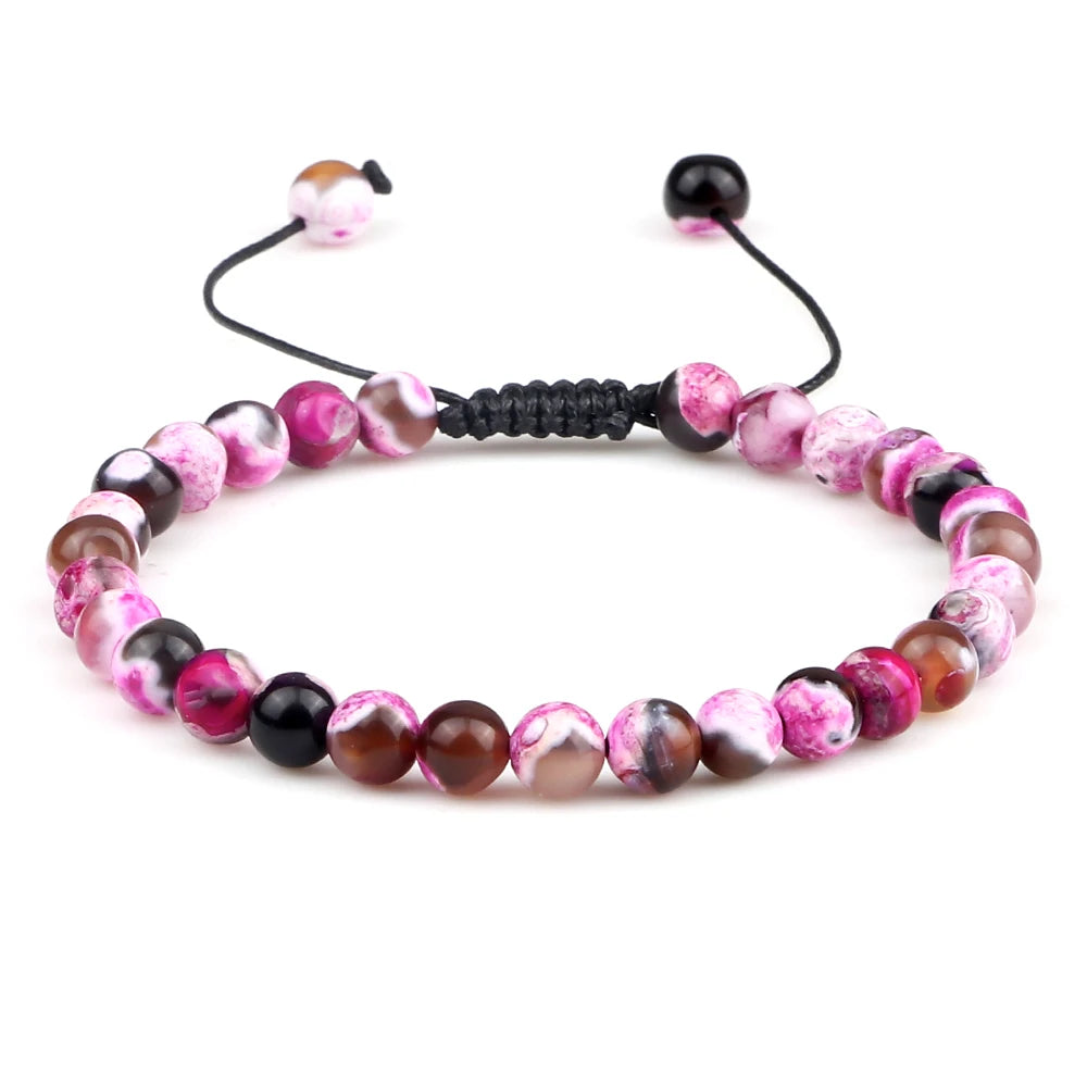 Bracelet minimaliste en perles ajustable ♂️♀️