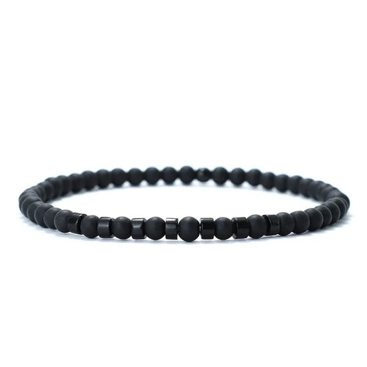 Bracelet minimaliste pierre naturelle tendance ♂️