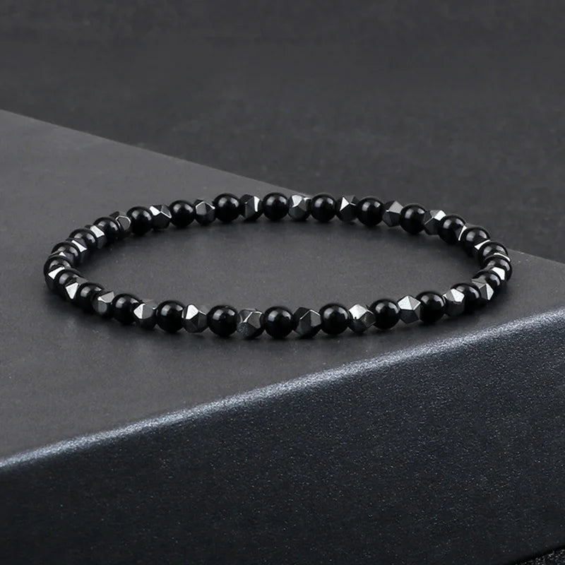 Bracelet minimaliste de perles irrégulières ♂️♀️