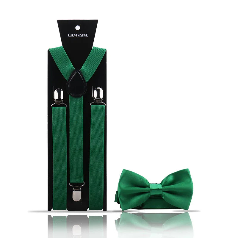 Ensemble 2 Pièces Bretelles et Nœud Papillon