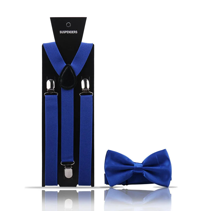 Ensemble 2 Pièces Bretelles et Nœud Papillon