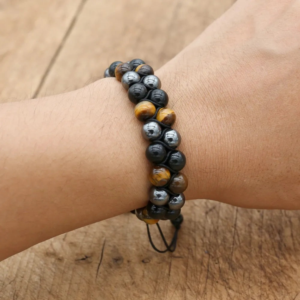Bracelet en perles ajustable ♂️