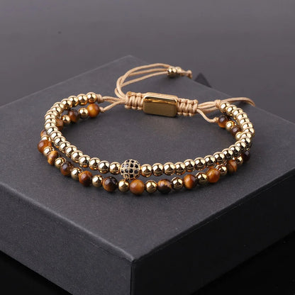 Venus | Bracelet Perle Macramé Élégance & Énergie Naturelle pour femme