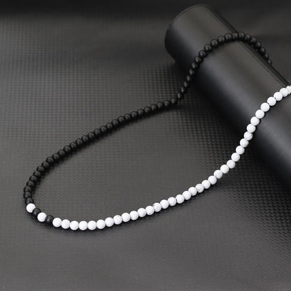Collier tendance bicolore ♂️